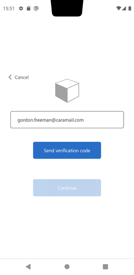 Page de réinitialisation de mot de passe